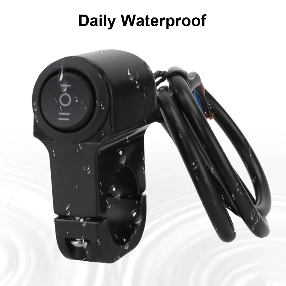 GUB Universal 12V Handlebar CNC Metal Switch (2-Way) for All Bikes and Motorcycles