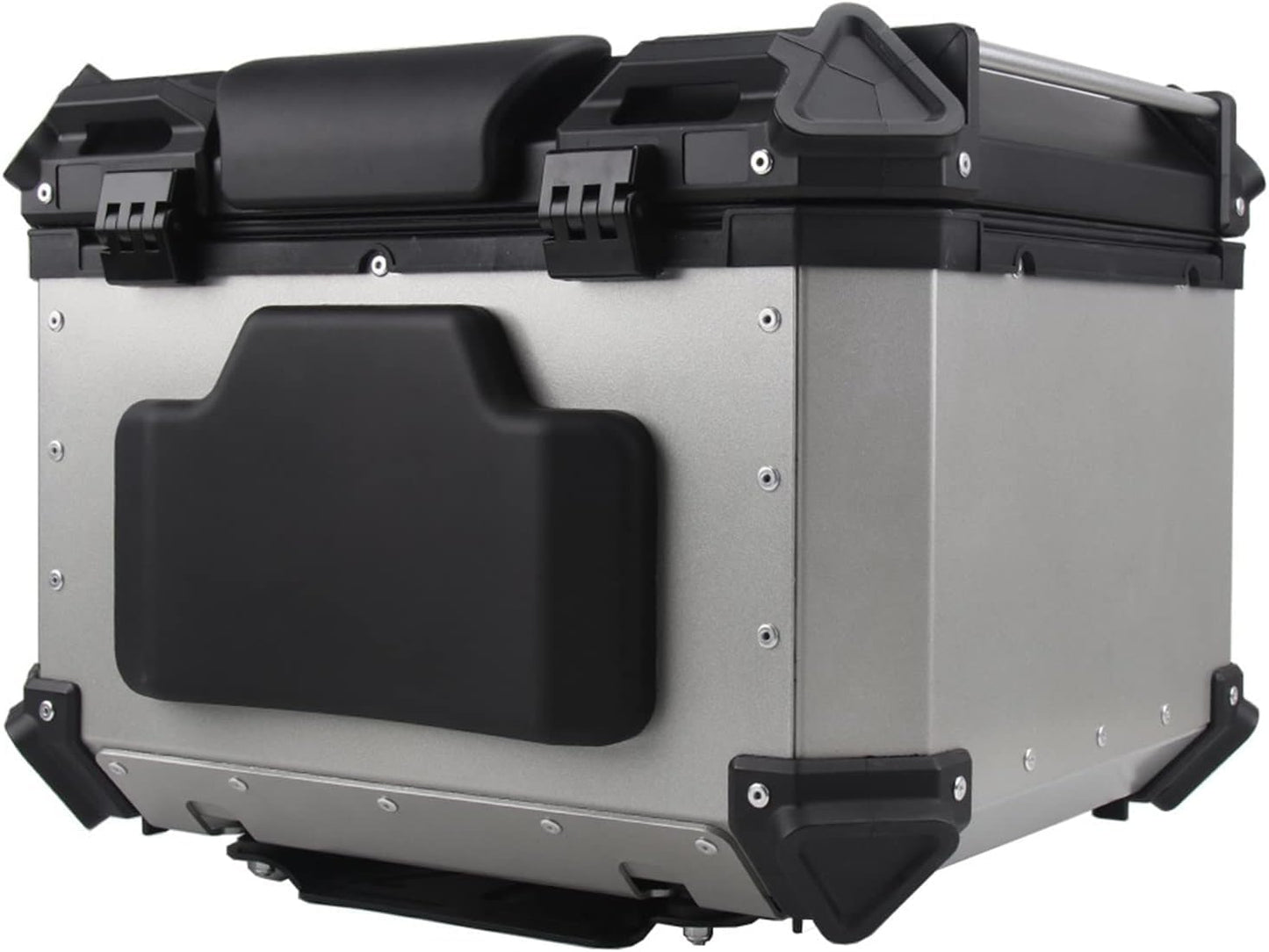 Motorcycle Luggage Box Back Cushion, Motorbike Damping Accessories, PU Leather 3cm Thickness Tail Box Passenger Backrest Support Damping Pad.