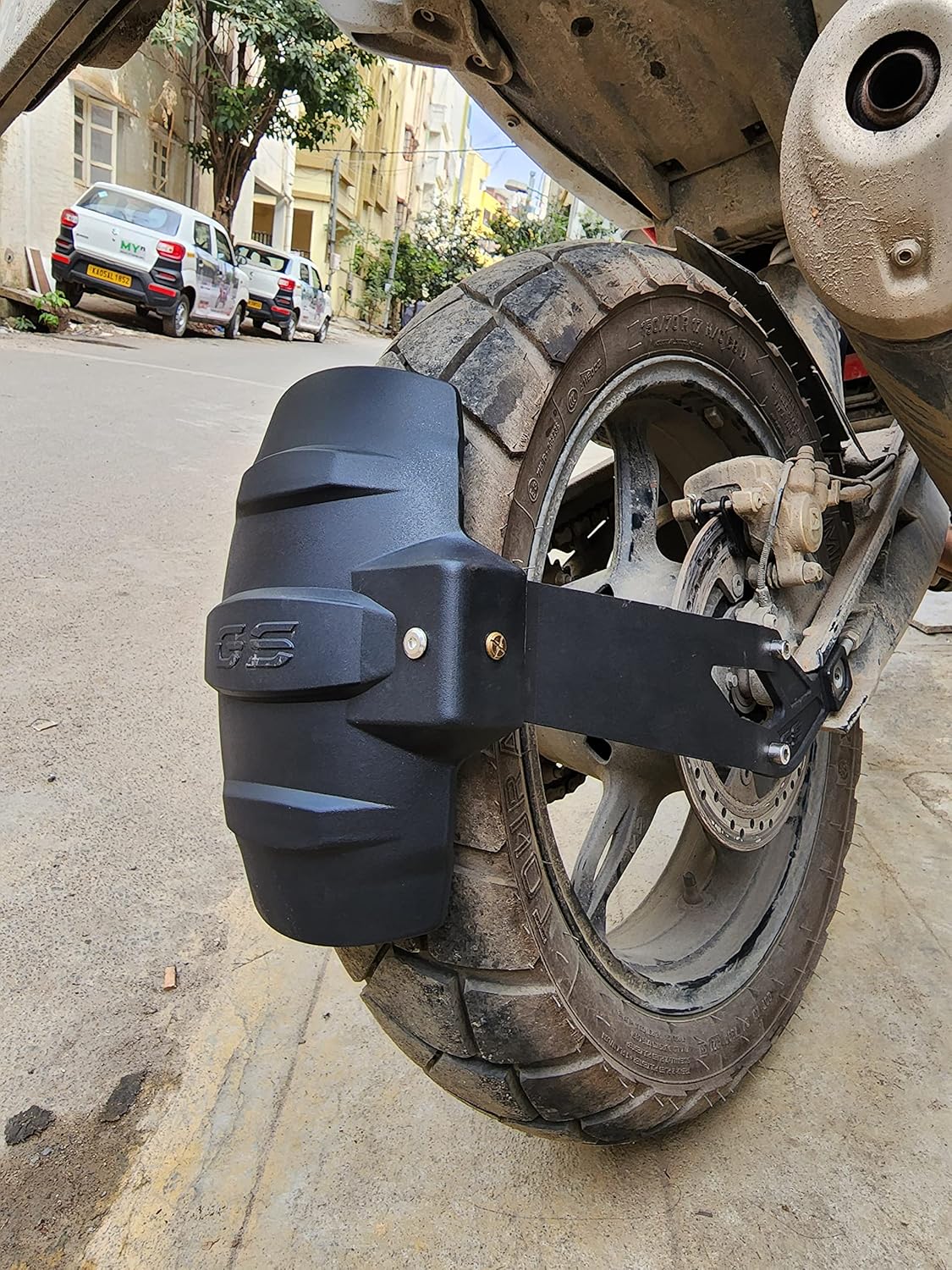 Rear Mudguard | Tyre Hugger | Mudguard | Splash Guard with 3MM Thickness Metal Clamp Only Suitable for G310R & G310GS