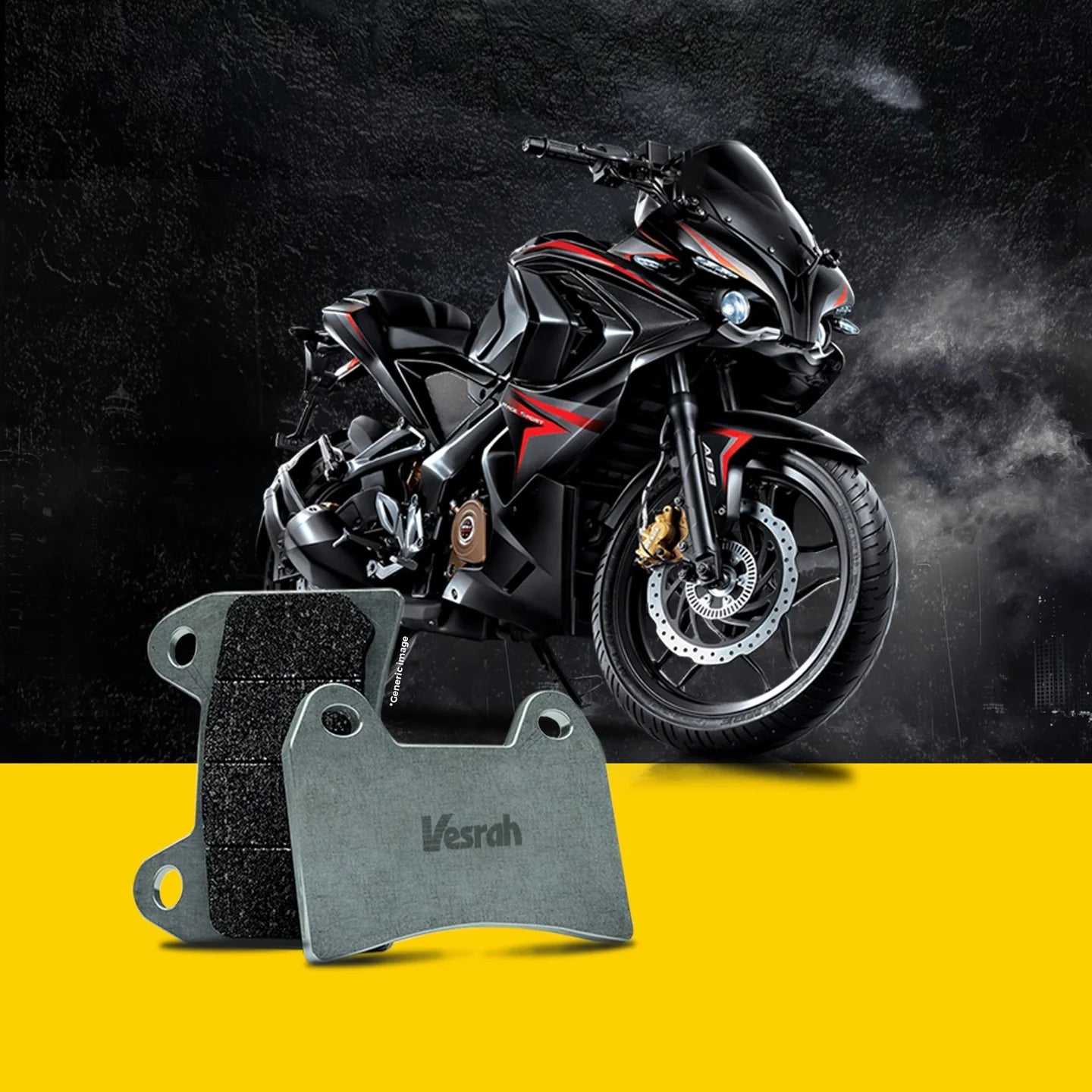 Vesrah Ceramic Brake Pads for BAJAJ NS 200