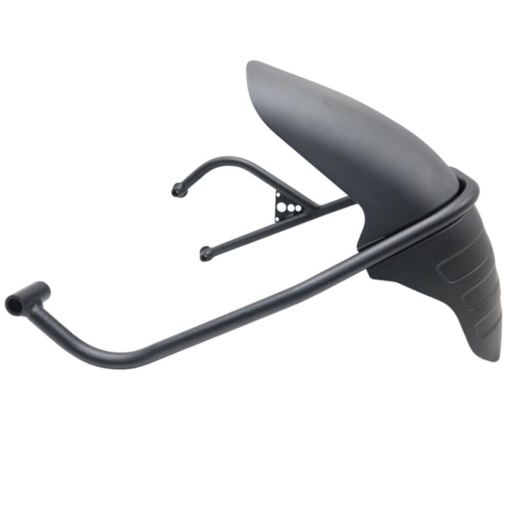 Type 2 Tyre Hugger Rear Mudguard for Royal Enfield Guerrilla 450 – Heavy Duty Plastic Splash Guard with Metal Clamp, Easy Install, Black