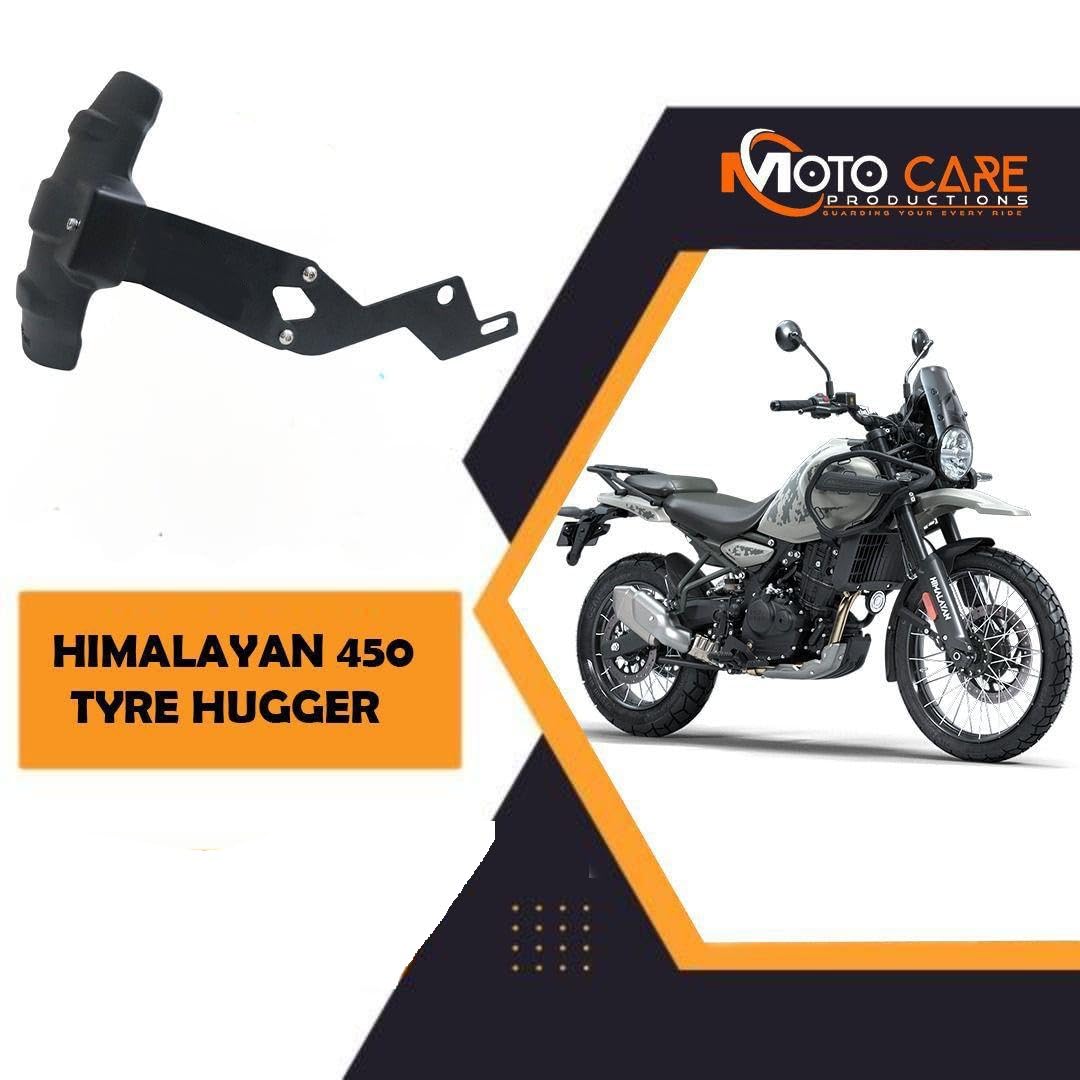 Bike Motorcycle Tyre Hugger | Rear Mudguard for Splash Protection | Compatible with RE Himalayan 450