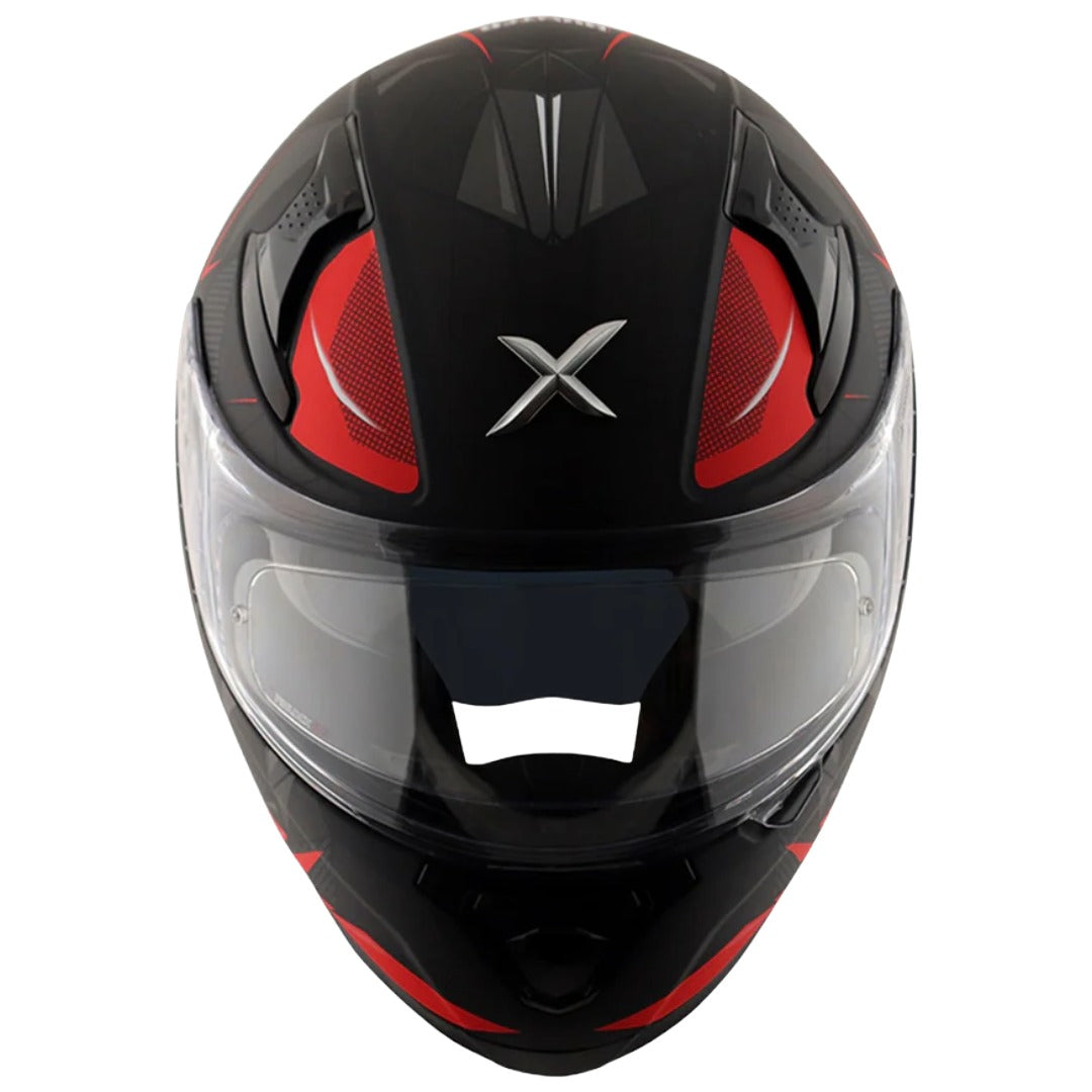 Axor Apex Hunter ISI ECE DOT Certified Full Face Dual Visor Helmet For Men And Women With Pinlock Fitted Outer Clear Visor And Inner Smoke Sun Visor