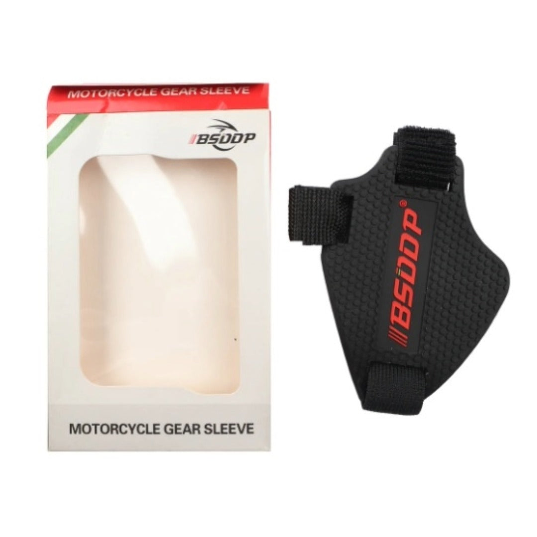 Gear Sleeve Shoe Protector for Motorcycle Riding, BLACK