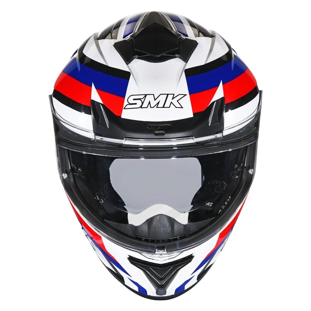 SMK Typhoon Freeride ISI ECE & DOT Certified Full Face Dual Visor Helmet for Men and Women with Pinlock Fitted Clear Visor and Inner Sun Visor