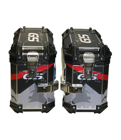 LGP Premium Aluminum GS Graphics 38 Liter Panniers