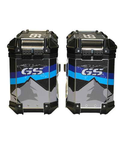 LGP Premium Aluminum GS Graphics 38 Liter Panniers