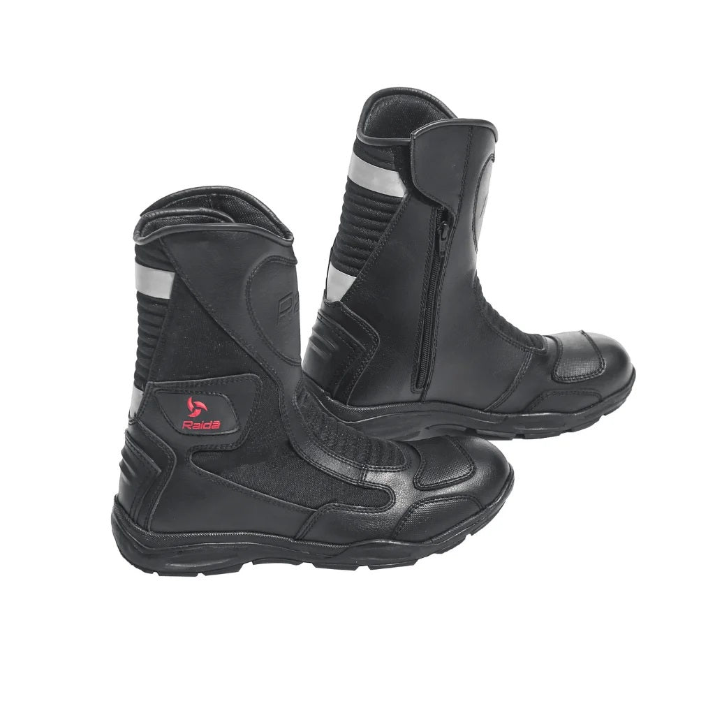 Raida Discover Motorcycle Boots, BLACK