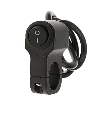 Universal 12V Handlebar CNC Metal Switch (1-Way) for All Bikes and Motorcycles