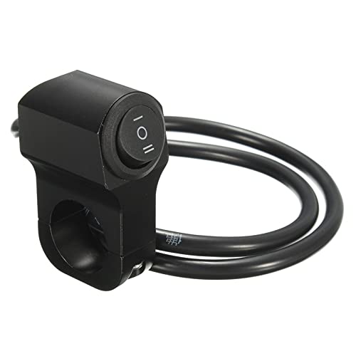 GUB Universal 12V Handlebar CNC Metal Switch (2-Way) for All Bikes and Motorcycles
