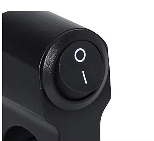 Gear Up Universal 12V Handlebar CNC Metal Switch (1-Way) for All Bikes and Motorcycles