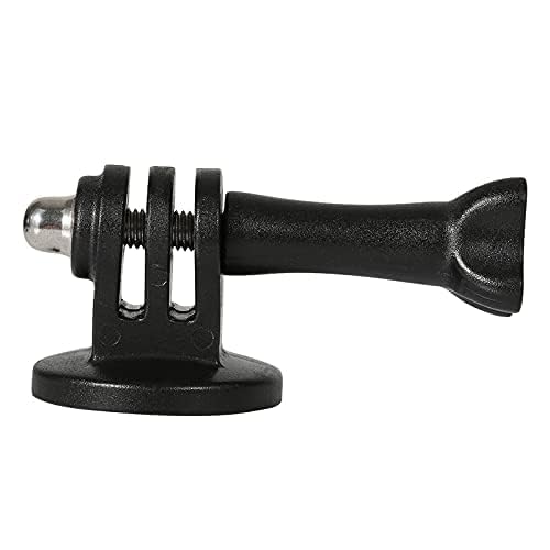 CAM-Grip Aluminium Alloy 360 Degree Rotatable Bike Bicycle Mirror Mount Bracket Stand Adapter Compatible with All Action Cameras, BLACK,