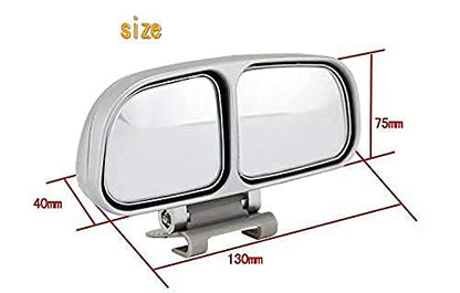 Blind Spot Mirror With 360 Rear View Convex Parking Mirror, 3R Original Suitable for All Car