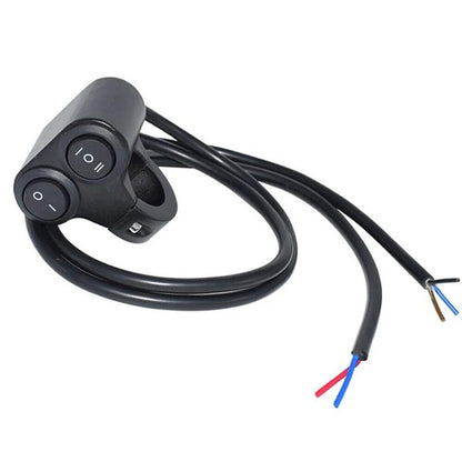 7/8-inch Motorcycle Handlebar Dual Button CNC Metal 12V Switch (1WAY / 2Way) Control for Headlight, Fog Light, Horn, Hazard Control