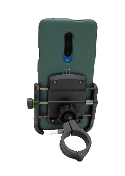 LGP LUNKAR GENUINE PARTS LGP 4 Jaw-Grip Waterproof Bike/Motorcycle/Scooter Mobile Phone Holder Mount Ideal for Maps and GPS Navigation (Black)