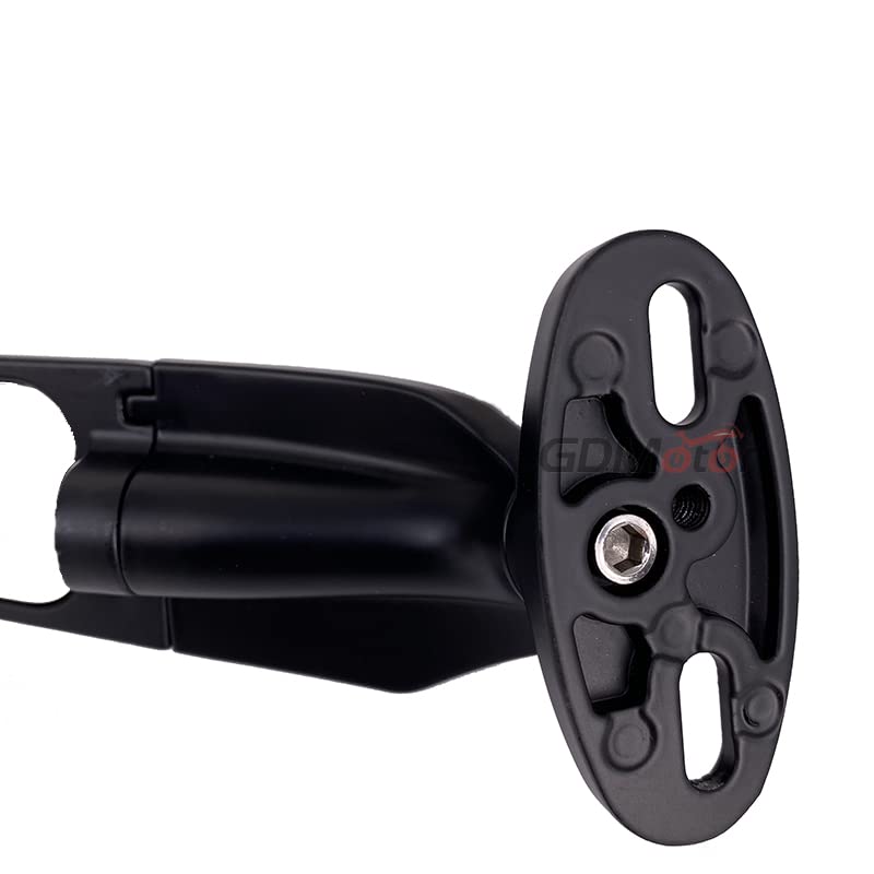 OM30 Rearview Rotating Side Steath Mirrors Adjustable Wind Wing Multi-angle Compactable with Kawasaki Ninja 250 300 400 Yamaha R25 R3 R15 V3/V4