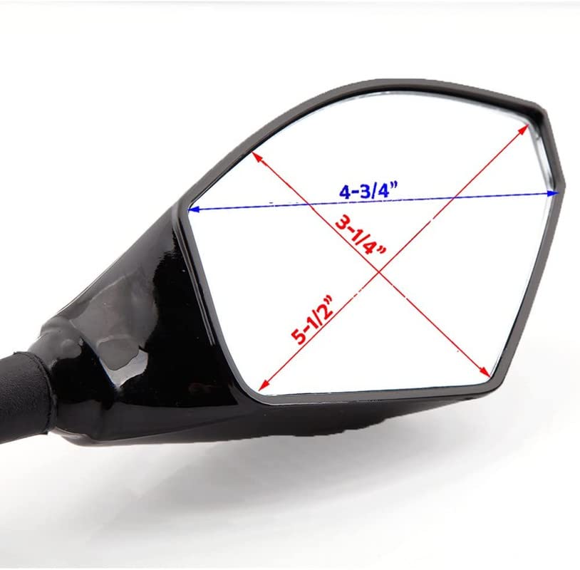 OM38 Universal Motorcycle Twin LED Indicator Rear View Mirrors for Full faired Motorcycles