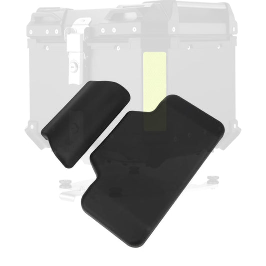 Motorcycle Luggage Box Back Cushion, Motorbike Damping Accessories, PU Leather 3cm Thickness Tail Box Passenger Backrest Support Damping Pad.