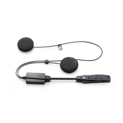 BluArmor Hs1 Helmet Bluetooth On Ear Headset, Hd Music, Calls, Voice Assistant, Navigation, 360° App, (Android, Ios). Fits All Helmet Types