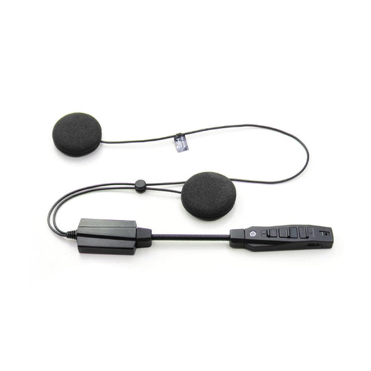 BluArmor Hs1 Helmet Bluetooth On Ear Headset, Hd Music, Calls, Voice Assistant, Navigation, 360° App, (Android, Ios). Fits All Helmet Types