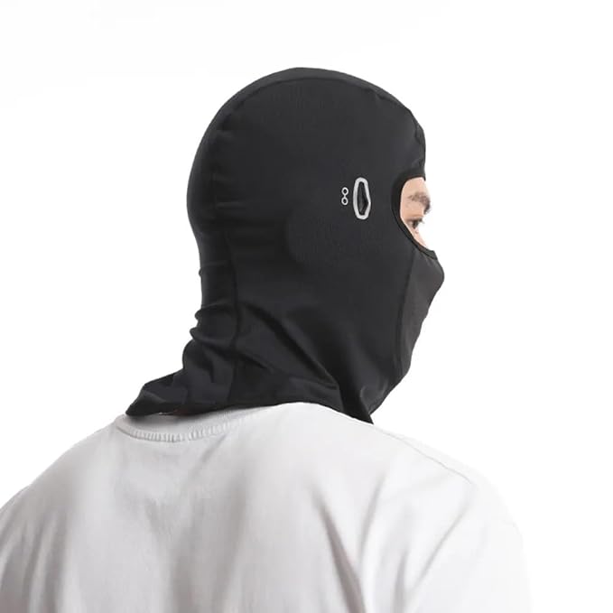 GUB LGP Full Face Mask Cycling Ski Mask Windproof Waterproof Cover Scarf Neck Warmer Balaclava, Black