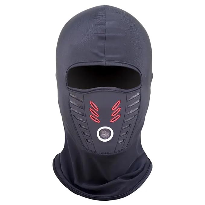 GUB LGP Balaclava Fleece Hood & Ski Mask with Air Mask - Heavyweight Extreme Cold Weather Face Mask - Motorcycle, Ski & Snowboard Winter Gear for Men & Women - Ultimate Protection from The Elements, Black