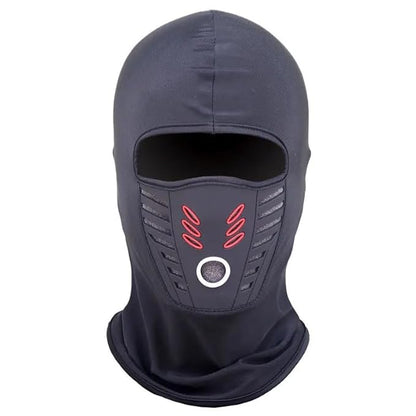 LGP Balaclava Fleece Hood & Ski Mask with Air Mask - Heavyweight Extreme Cold Weather Face Mask - Motorcycle, Ski & Snowboard Winter Gear for Men & Women - Ultimate Protection from The Elements, Black
