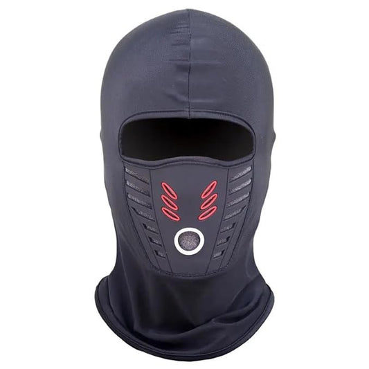 GUB LGP Balaclava Fleece Hood & Ski Mask with Air Mask - Heavyweight Extreme Cold Weather Face Mask - Motorcycle, Ski & Snowboard Winter Gear for Men & Women - Ultimate Protection from The Elements, Black