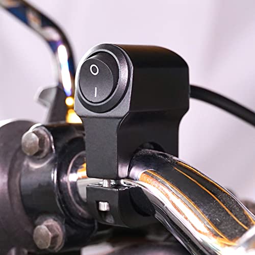 GUB Universal 12V Handlebar CNC Metal Switch (2-Way) for All Bikes and Motorcycles