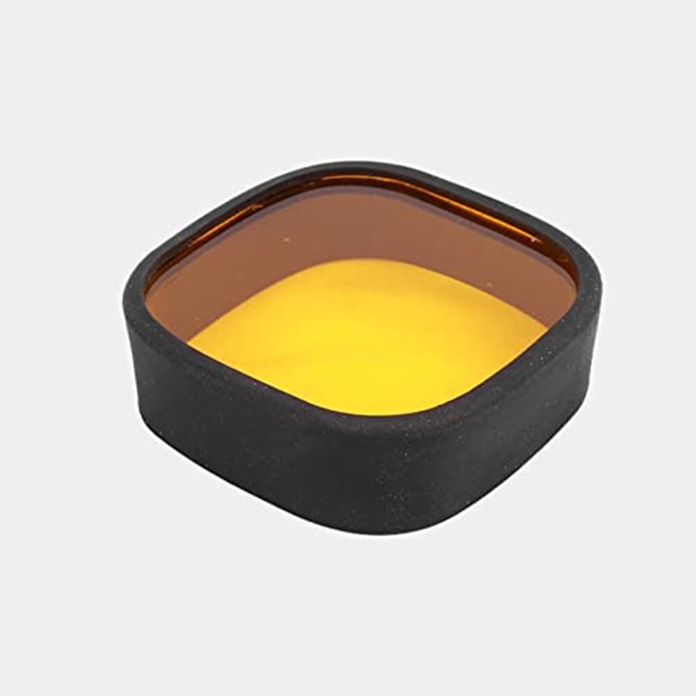 GEAR UP HJG 4 LED Square Fog Lamp Yellow Cover With Acyrlic Yellow Lens (Set of 2)