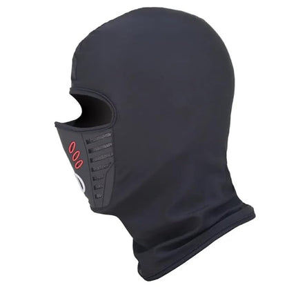 LGP Balaclava Fleece Hood & Ski Mask with Air Mask - Heavyweight Extreme Cold Weather Face Mask - Motorcycle, Ski & Snowboard Winter Gear for Men & Women - Ultimate Protection from The Elements, Black
