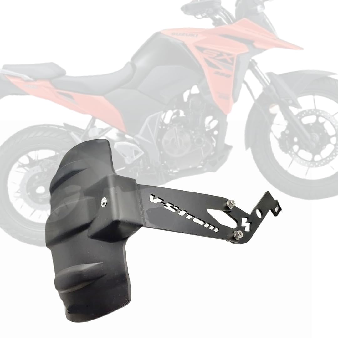 Rear Mudguard | Tyre Hugger | Mudguard | Splash Guard with 3MM Thickness Metal Clamp Only Suitable for V-Strom SX 250