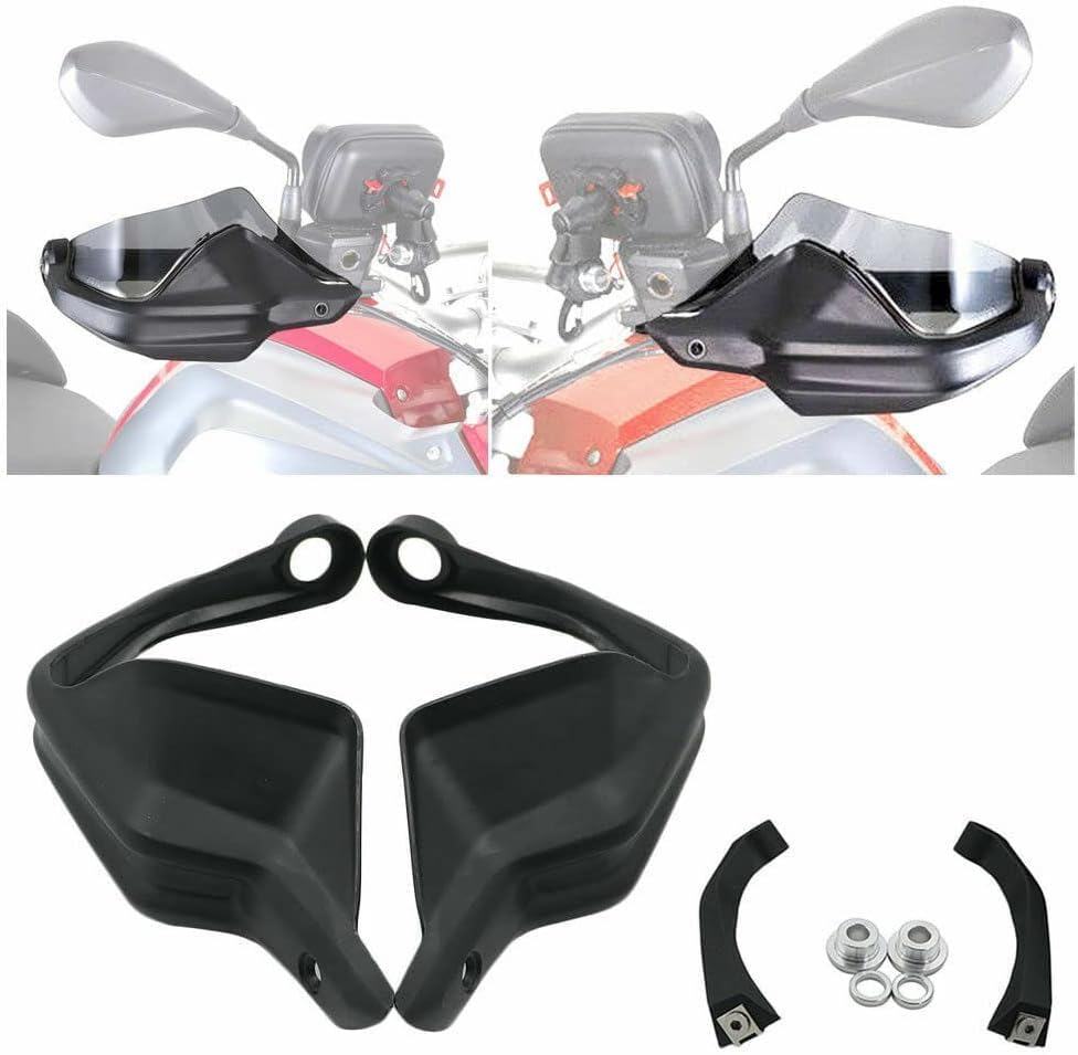 Motorcycle Hand Guards for G310GS G310 R1200GS (2013-2024) - Durable Handguard Protector Shields, Fits R1250GS Adventure & F900 Series - Enhanced Windshield Protection, 2PCS, Color: Smoke