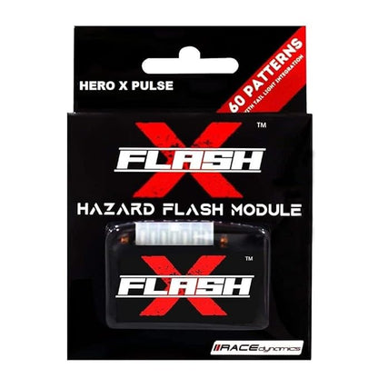 GUB Flash X Hazard Module, Blinker/Flasher (60 Pattern) for Hero X-Pulse BS4, BS6 (2018-2024) Plug N Play