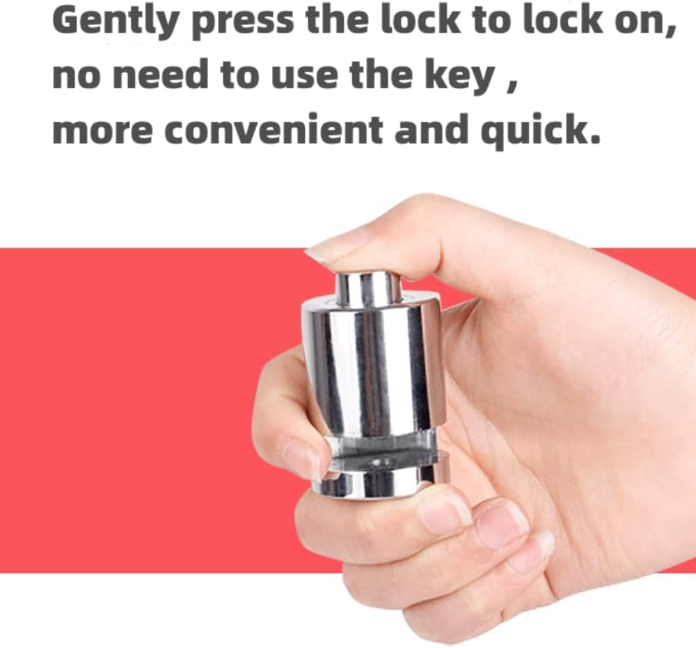 Disc Brake Lock Round, Bicycle Safety Anti-Theft Locks, Electromobile Wheel Disk Lock, for Motorcycle, Road Cycle, Mountain Bike (Lock)