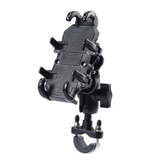 LGP LUNKAR GENUINE PARTS LGP 1311 Claw-Grip Waterproof Handlebar Mount Stand 360° Rotational with Dual Ball Adjustment Mechanism Mobile Phone Holder Mount Ideal for Maps and GPS Navigation (Black)