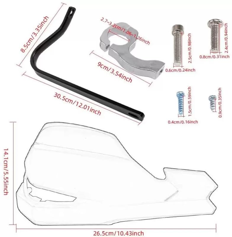 MX Handguard | Hand Protector | Knucle Guard Universal for All Bikes and Motorcycle
