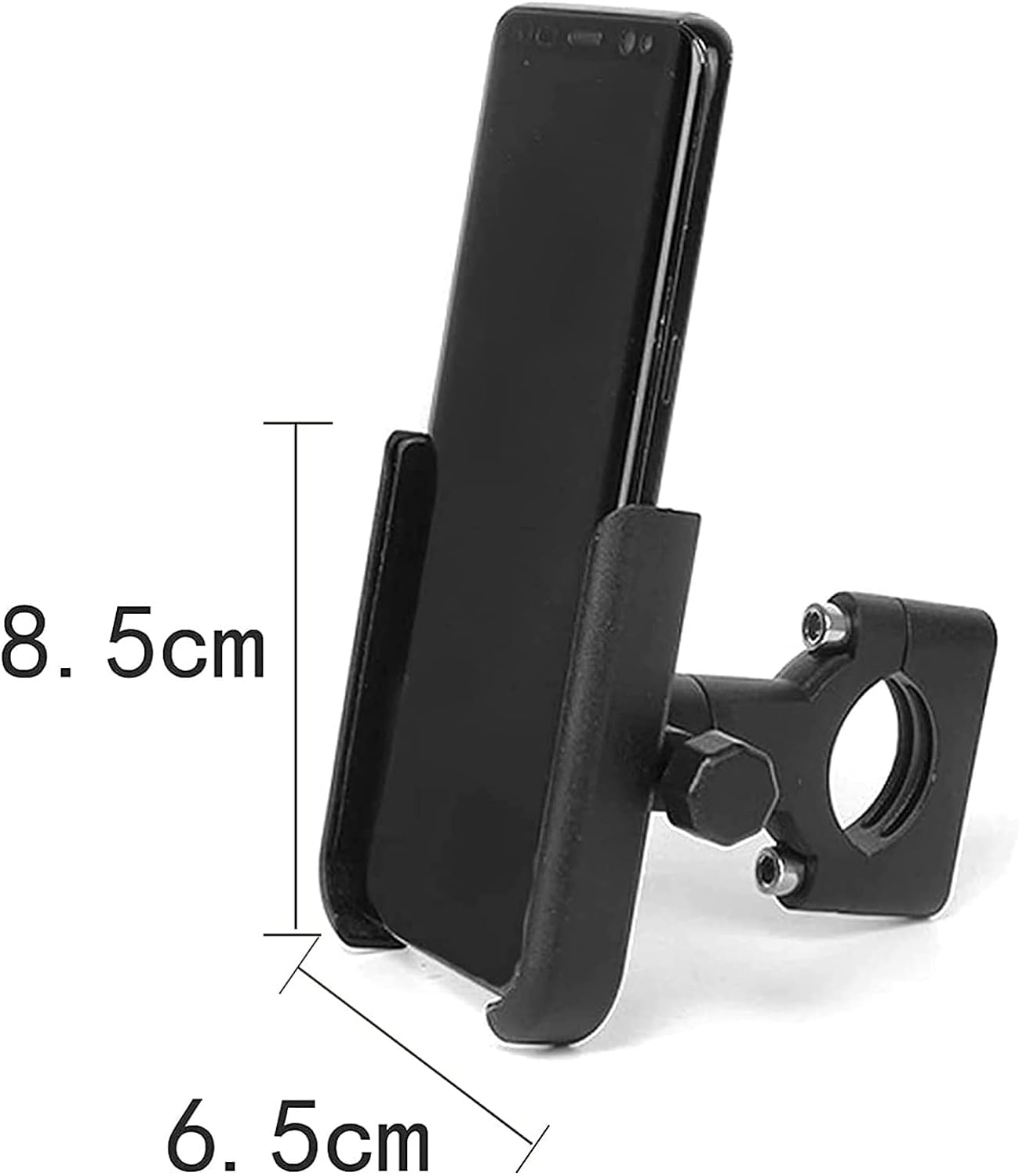 LGP LUNKAR GENUINE PARTS Metal CNC Charging 3.0 Mobile Phone Holder Handlebar Mount Stand 360° Rotational for All Smartphones