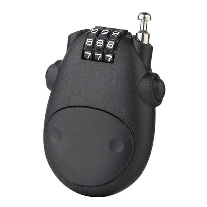 GUB Portable Helmet Lock/Wheel Lock Wire Rope Anti-Theft Lock 3 Digit for Suitcase Helmet Luggage Toolbox