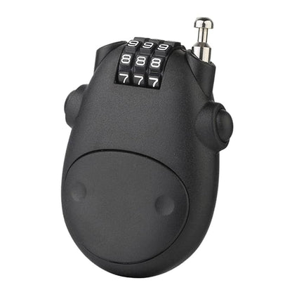 GUB Portable Helmet Lock/Wheel Lock Wire Rope Anti-Theft Lock 3 Digit for Suitcase Helmet Luggage Toolbox