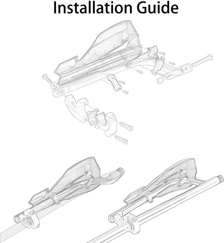 MX Handguard | Hand Protector | Knucle Guard Universal for All Bikes and Motorcycle