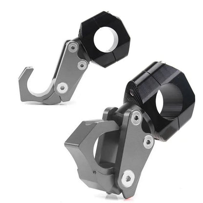 CNC Aluminum 7/8 Inch 22mm Handlebar Universal Motorcycle Luggage Helmet Hanger Hook