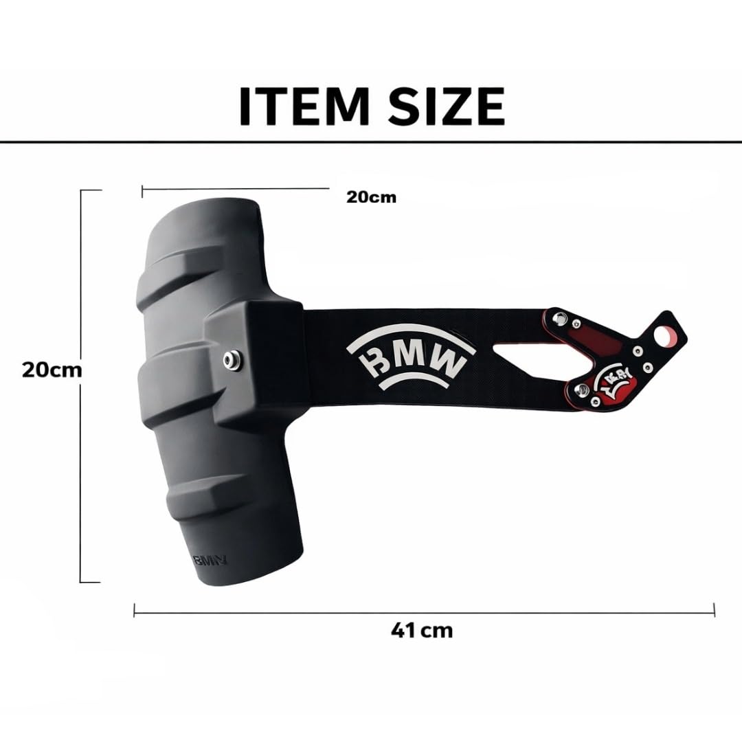 Rear Mudguard | Tyre Hugger | Mudguard | Splash Guard with 3MM Thickness Metal Clamp Only Suitable for G310R & G310GS