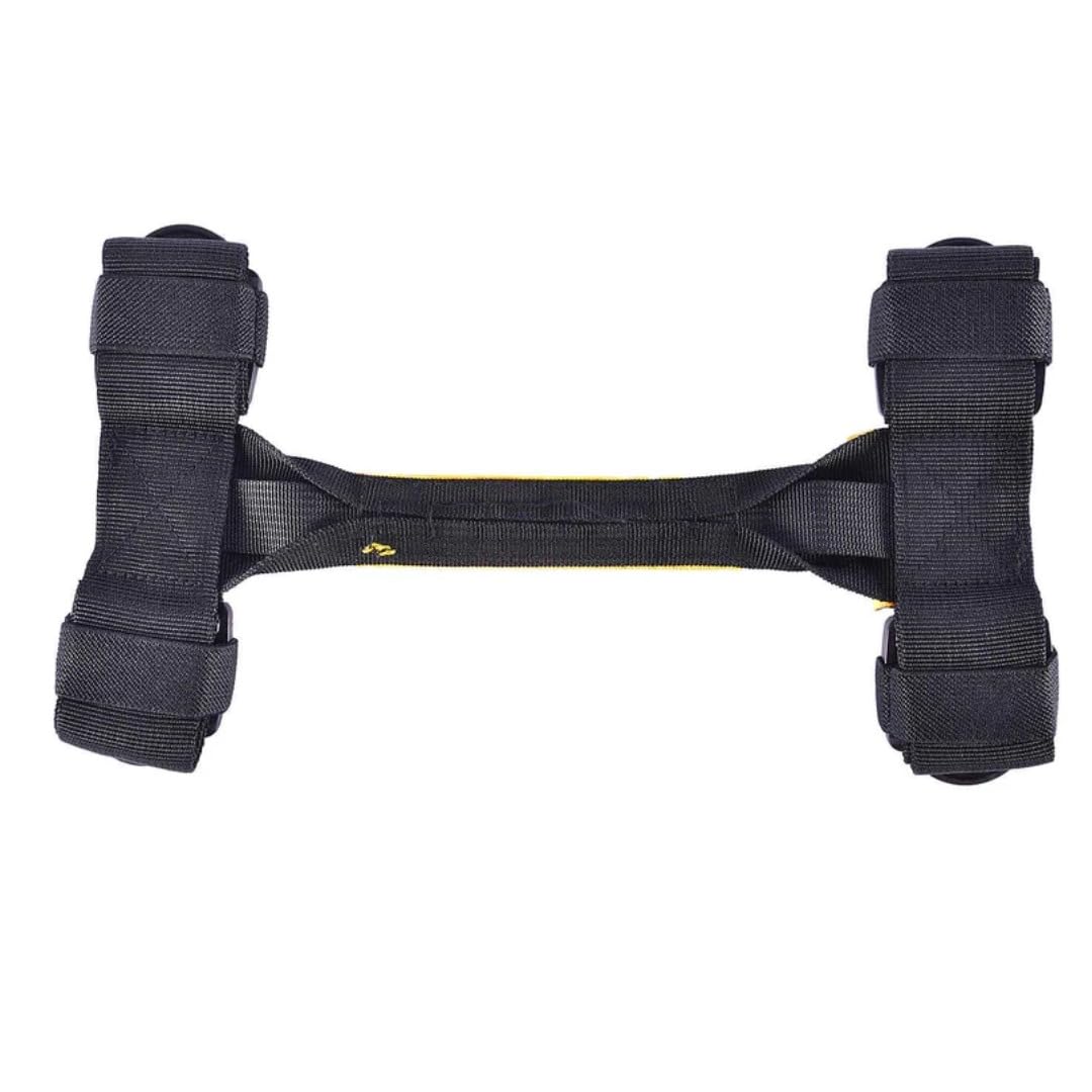 Universal Motorcycle Side Box Lashing Strap with Carrying Handle – Heavy Duty Polyester Pannier & Top Case Strap, Adjustable Quick Release Buckle, High Load Bearing, Black