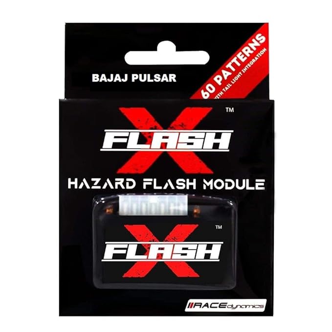 GUB Flash X Hazard Module, Blinker/Flasher (60 Pattern) for Bajaj Pulsar RS(BS6)