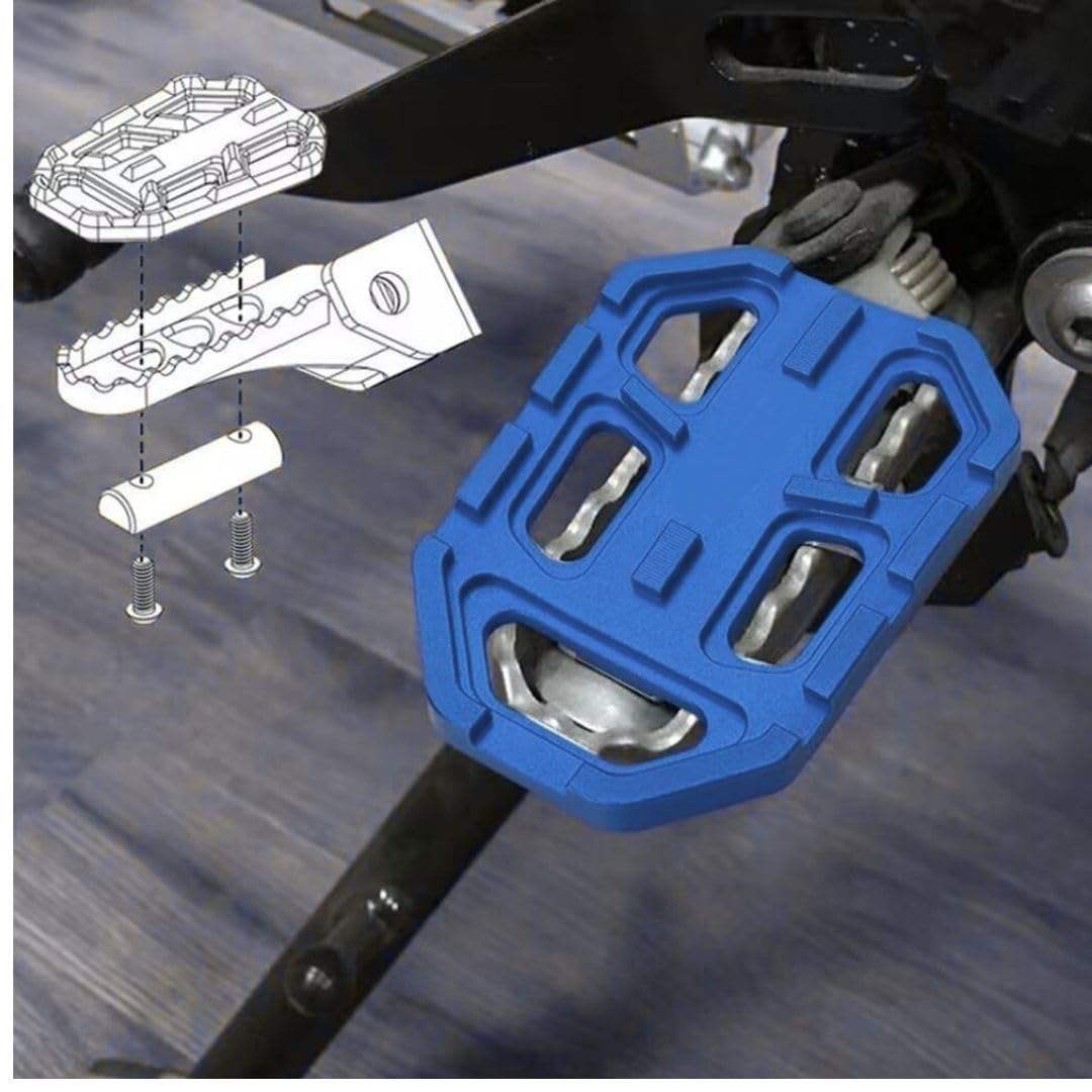 GUB Motorcycle Wide Foot Pegs Pedals Rest Footrest Footpeg Extention Enlarge Parts for G310GS G310R R1200GS R1250/ADV S1000XR F750GS F850GS R9T R NineT Scrambler RnineT R Nine T Urban GS