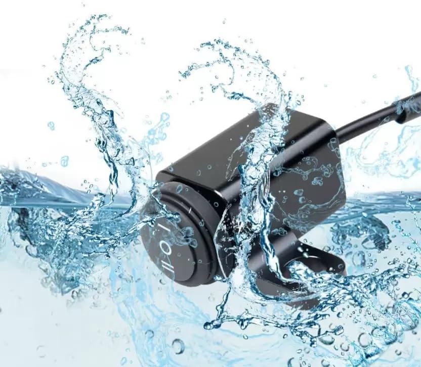 Single 2-Way Switch Mirror Fitting Clip-on Handle Bar (Black)