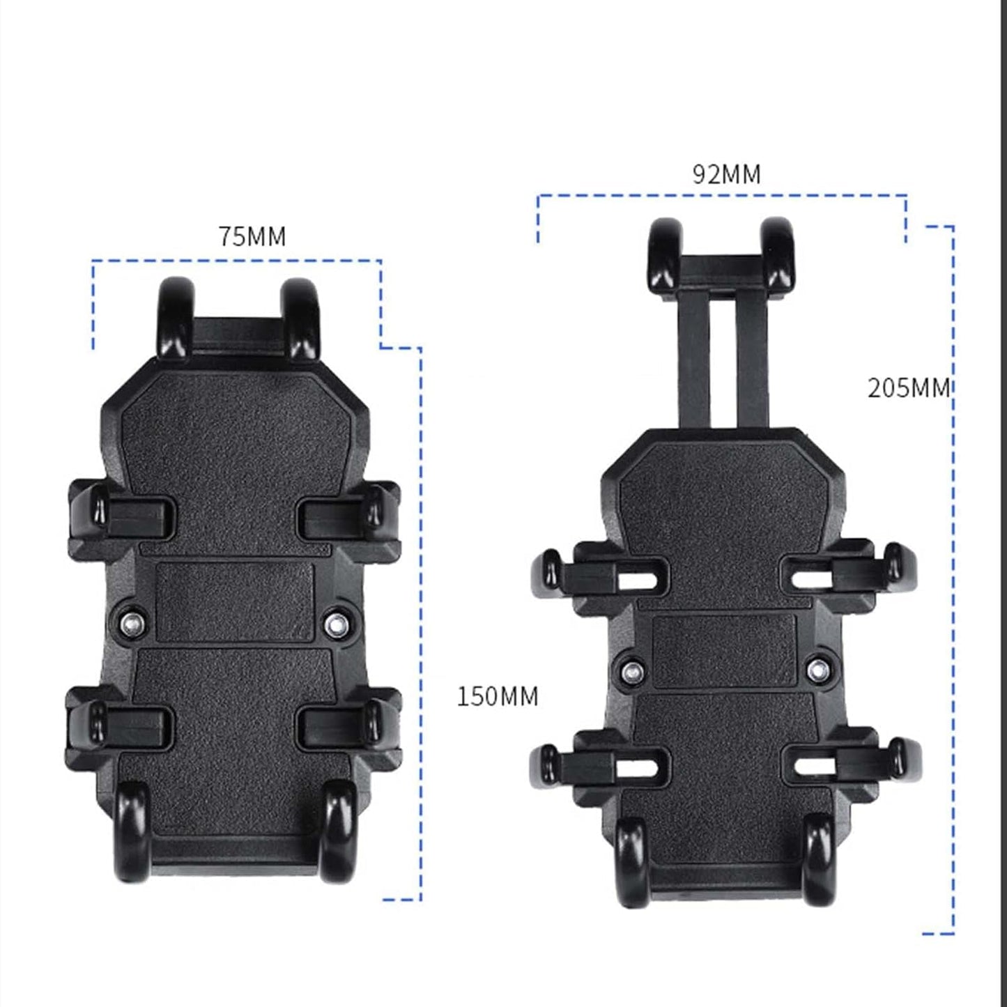 LGP LUNKAR GENUINE PARTS LGP 1311 Claw-Grip Waterproof Handlebar Mount Stand 360° Rotational with Dual Ball Adjustment Mechanism Mobile Phone Holder Mount Ideal for Maps and GPS Navigation (Black)