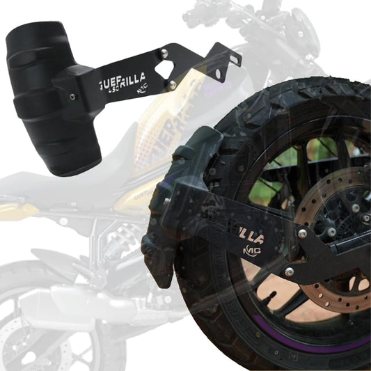 Rear Mudguard | Tyre Hugger | Mudguard | Splash Guard with 3MM Thickness Metal Clamp Only Suitable for RE Guerrilla 450