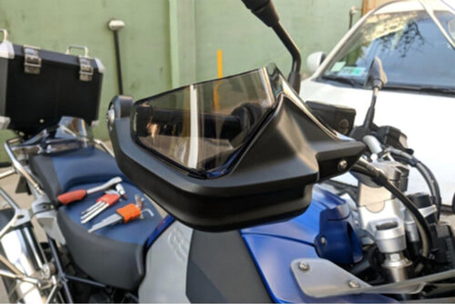 Motorcycle Hand Guards for G310GS G310 R1200GS (2013-2024) - Durable Handguard Protector Shields, Fits R1250GS Adventure & F900 Series - Enhanced Windshield Protection, 2PCS, Color: Smoke